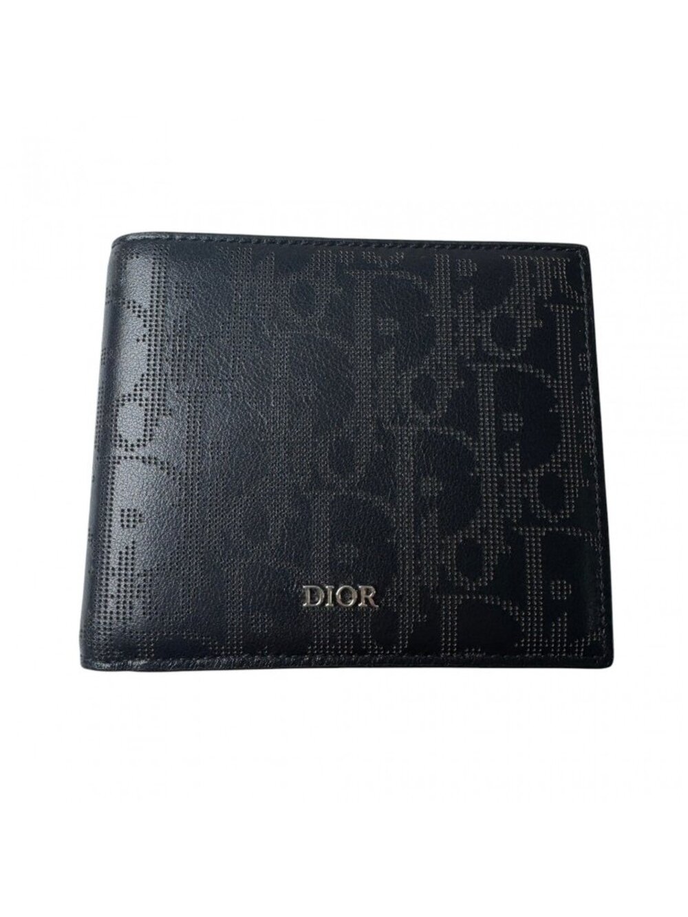 Dior Oblique Galaxy Bifold Wallet Without Coin Purse - Picture 1 of 10